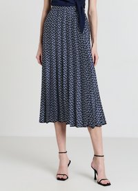 Calliope SIMIL FANTASIA - Jupe trapèze - var blu