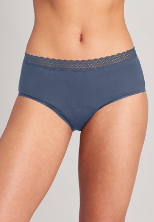 Schiesser PERIOD PANTY 2 PACK - Period underwear - schwarz flieder