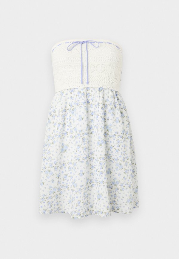 STRAPLESS MIX MINI DRESS  - Day dress4