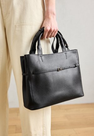 LEATHER BELTA - Handbag - black