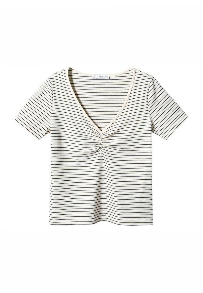 Mango T-shirt print beige