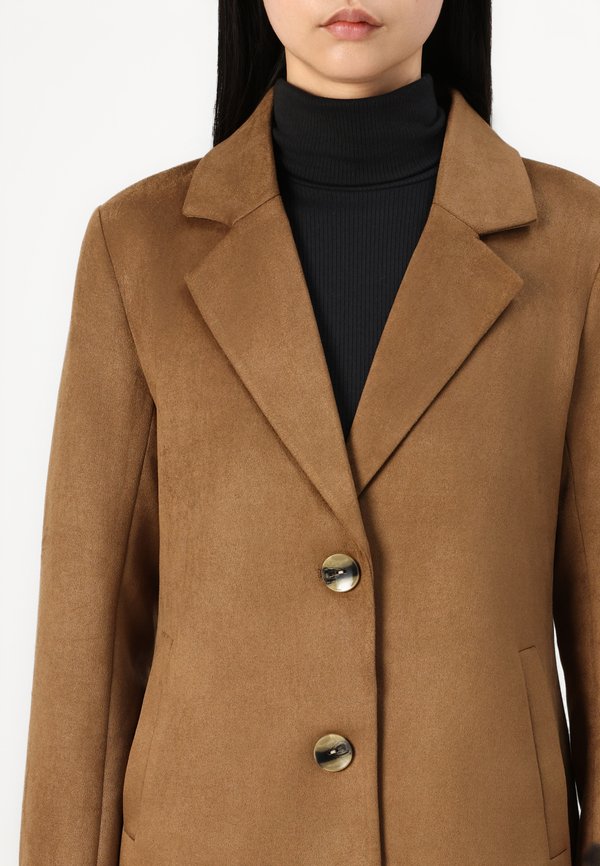 ONLDIANE LIFE COAT - Classic coat - cognac2