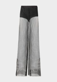 ONLY ONLTORVI WIDE RHINE PANT  - Housut - black