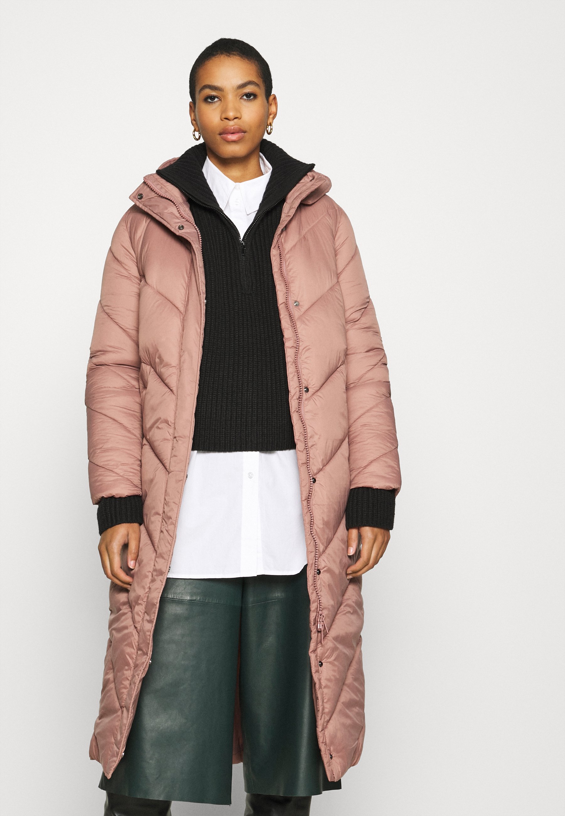 Saint Tropez CATJA LONG JACKET Vinterkåpe frakk Saint Tropez CATJA LONG JACKET Vinterkåpe frakk