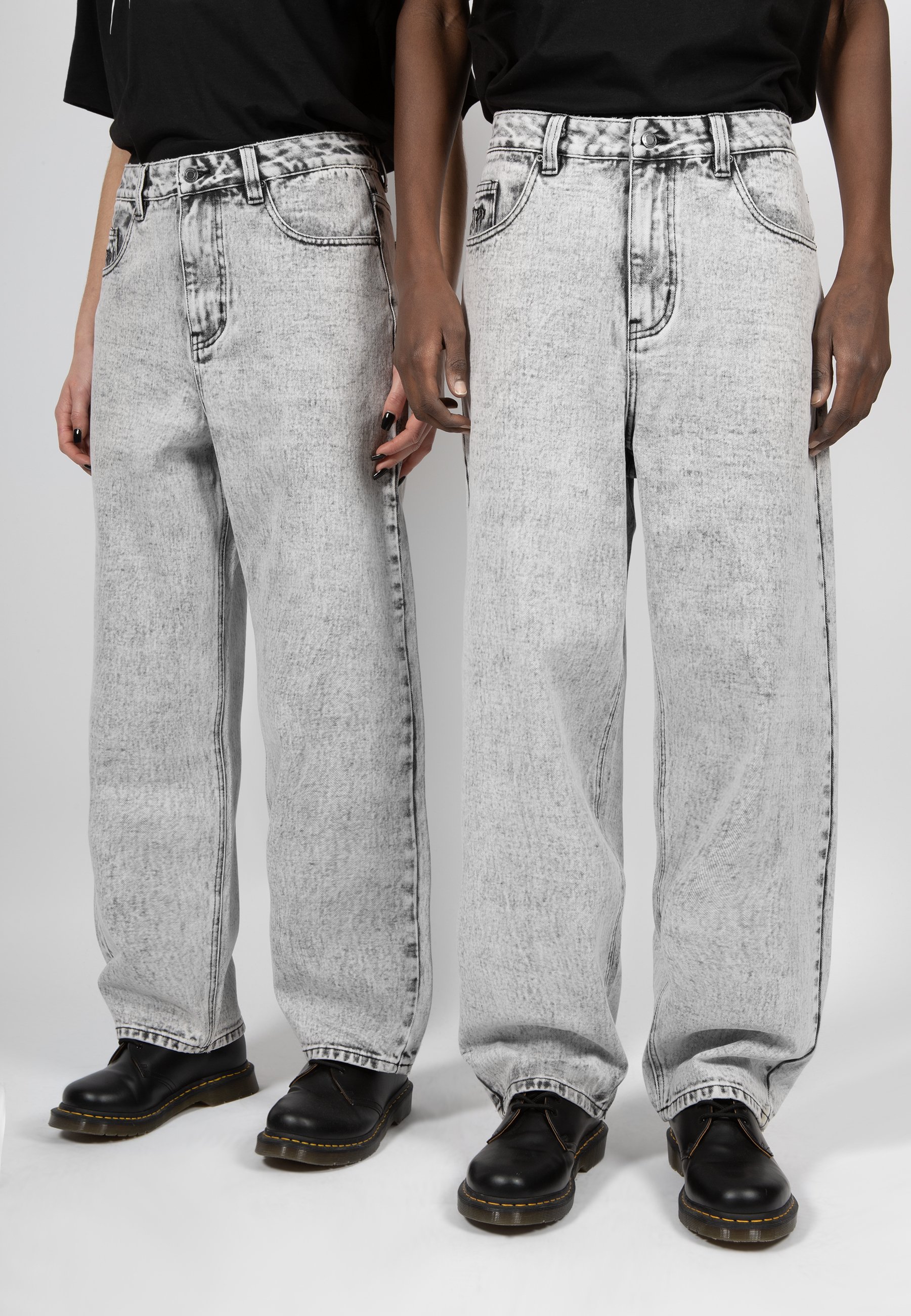 Wasted Paris PANT CASPER SNOW UNISEX - Jeans Relaxed Fit