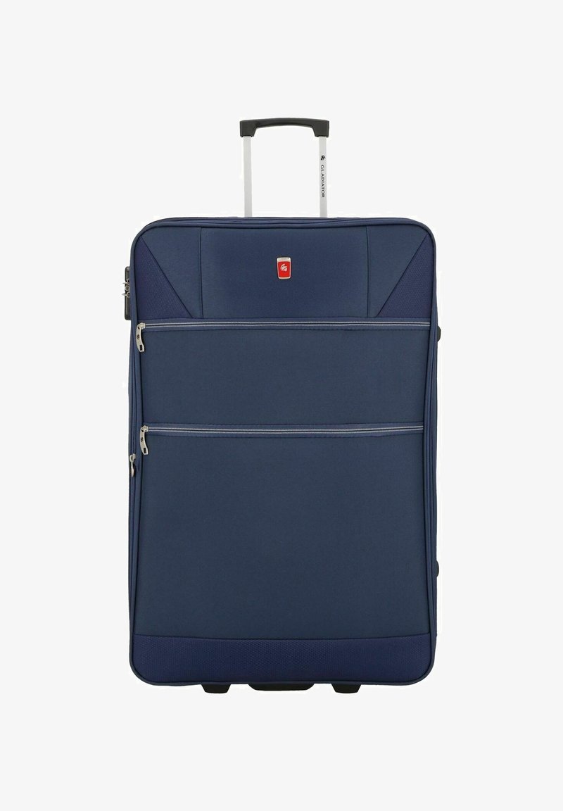 Gladiator ROLLEN TROLLEY 72 CM MIT DEHNFALTE - Trolley - blue