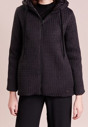 Daunenmantel - black