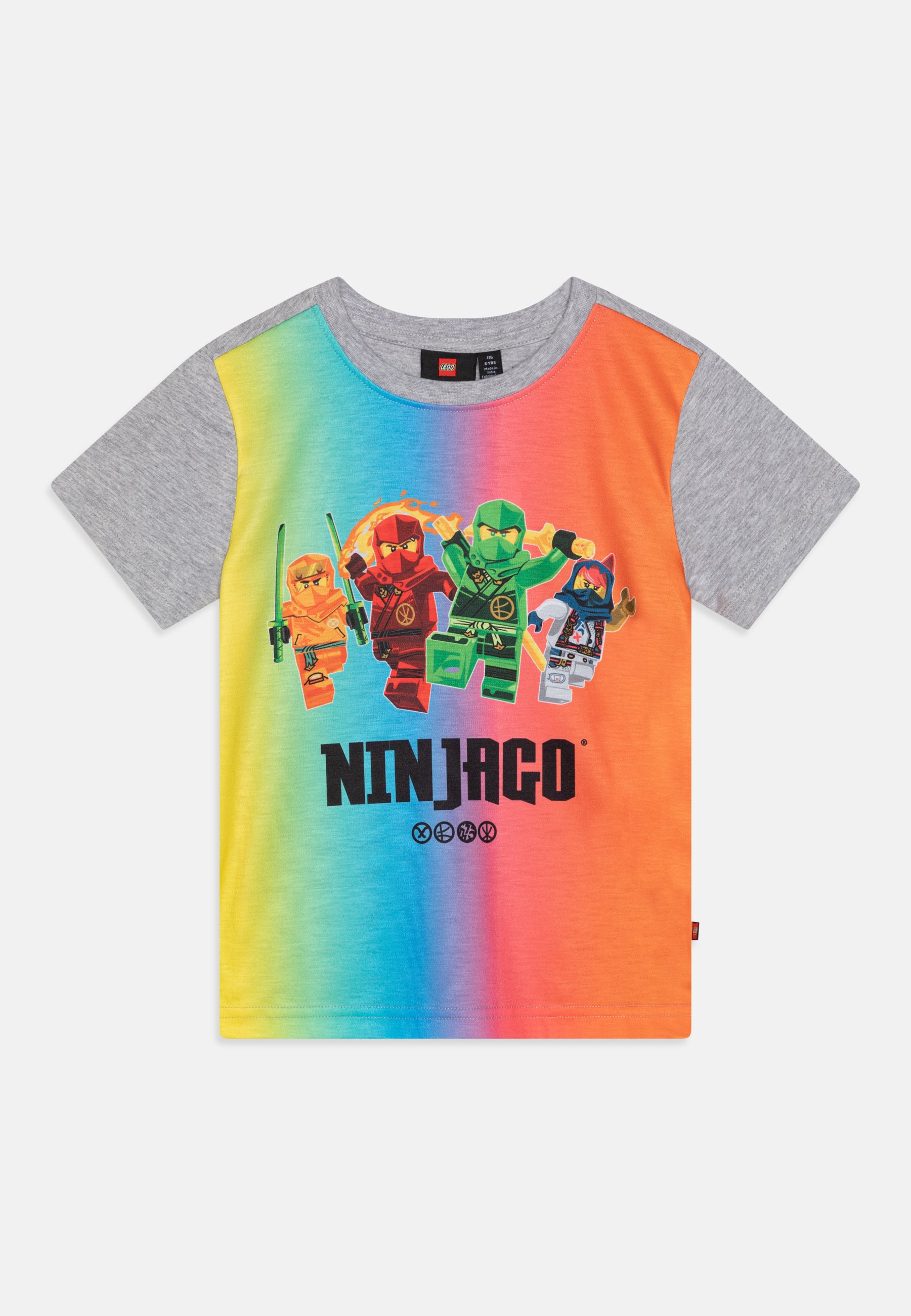 LEGO® kidswear LWTANO Print T-shirt grey melange/grey