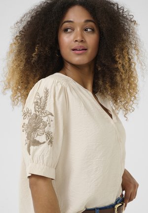 Cream JUNE - Blouse - ancient scroll