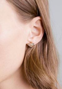 Tory Burch KIRA HEART STUDS - Earrings - gold-coloured