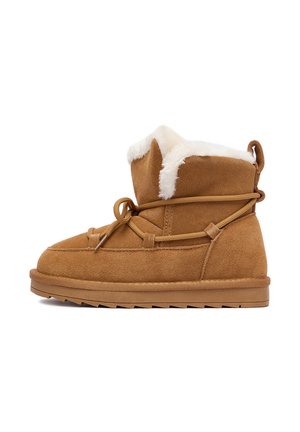 INSULATED SNOW - Členkové šnurovacie čižmy - brown