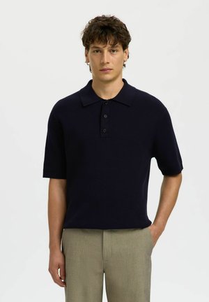 RELAXED - Polo shirt - sky captain