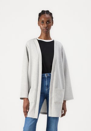 VISIFFI CARDIGAN - Adīta jaka - mottled light grey