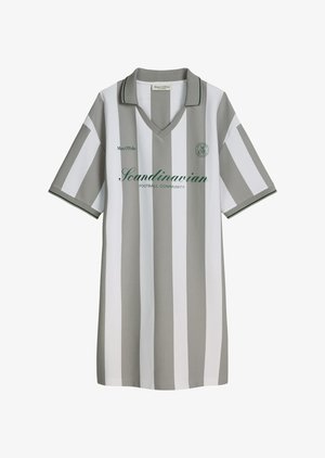 Marc O'Polo, CLUB '67 FOOTBALL TRIKOT DRESS STRIPED - Robe en jersey - white