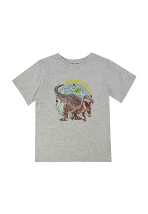 Print T-shirt - grau
