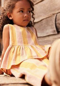 Next STRIPE   - REGULAR FIT - Püksid - pink yellow