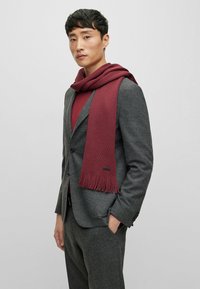 BOSS ALBAS  - Sjal / Tørklæder - dark red two
