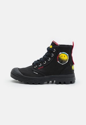 PAMPA SMILE UNISEX - Šněrovací kotníkové boty - black