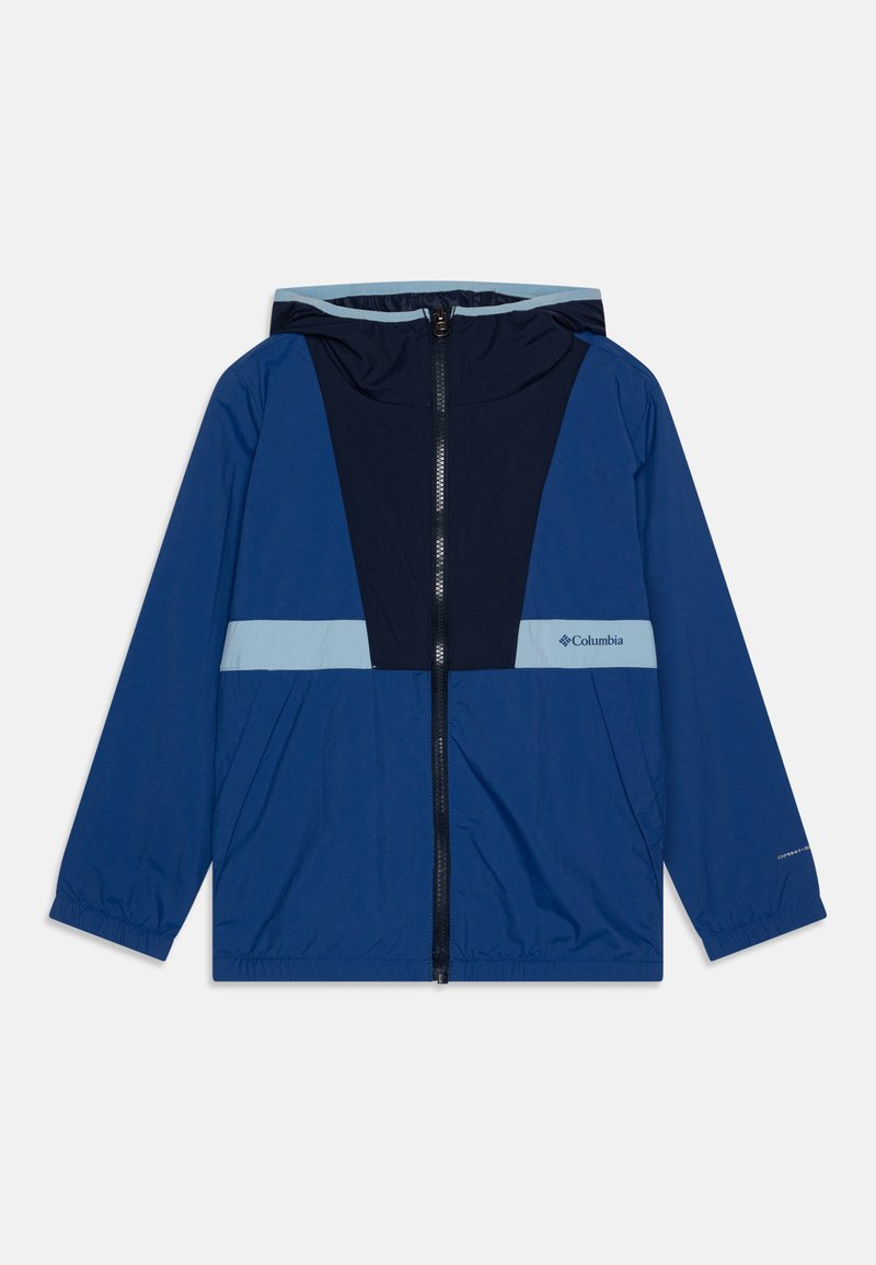 Columbia SPIRE VALLEY™ WINDBREAKER UNISEX - Vízálló dzseki - mountain blue/coll navy/ripple blue