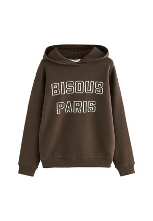 COMPACT COSY GRAPHIC LONGSLEEVE - Džemper - chocolate brown