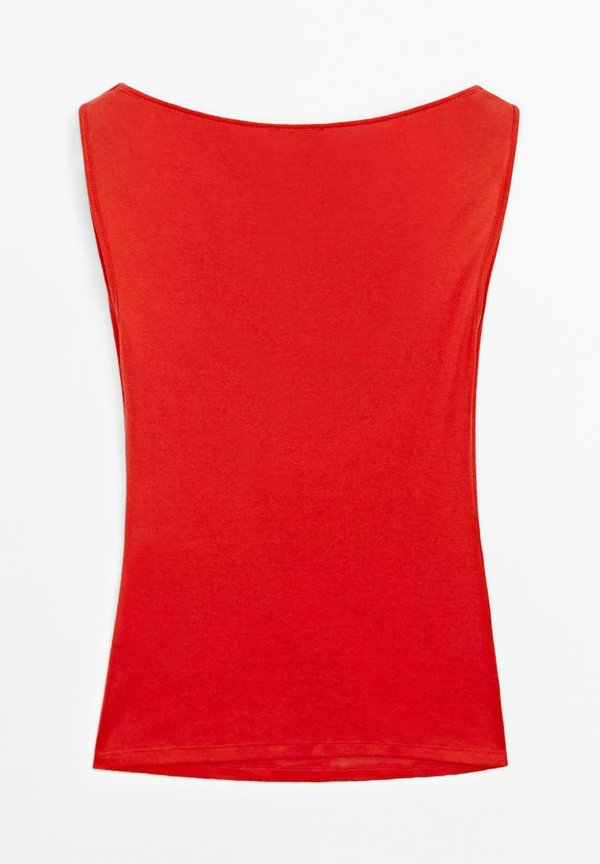 WITH DRAPED NECKLINE - Top2