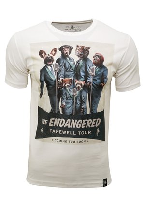 THE ENDANGERED - Print T-shirt - white
