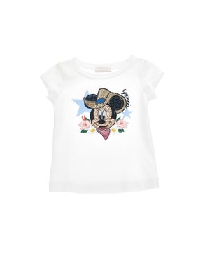 MINNIE DISNEY RODEO - T-shirts med print - bianco