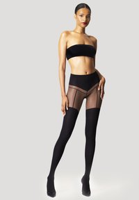 Wolford GARTER - Collant - umber black