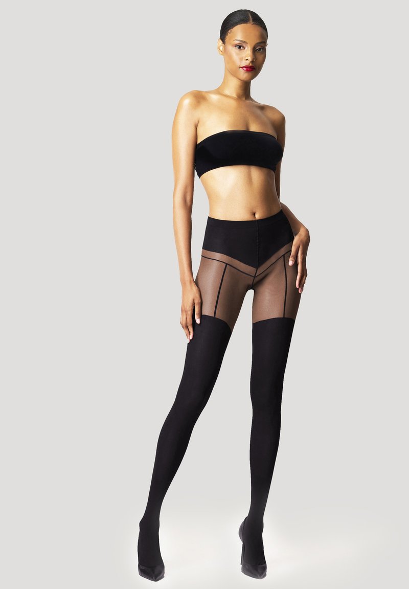 Wolford GARTER - Collant - umber black