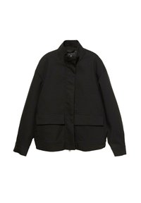 TAILORED FIT WITH A HIGH NECK  - Poletna jakna - black