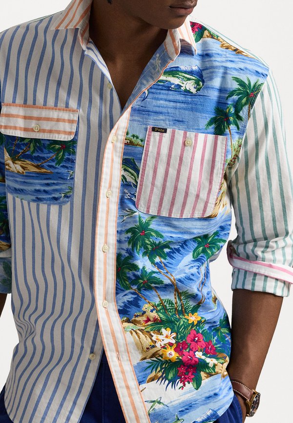 CLASSIC FIT PATCHWORK OXFORD WORKSHIRT - Shirt - tropical patchwork3