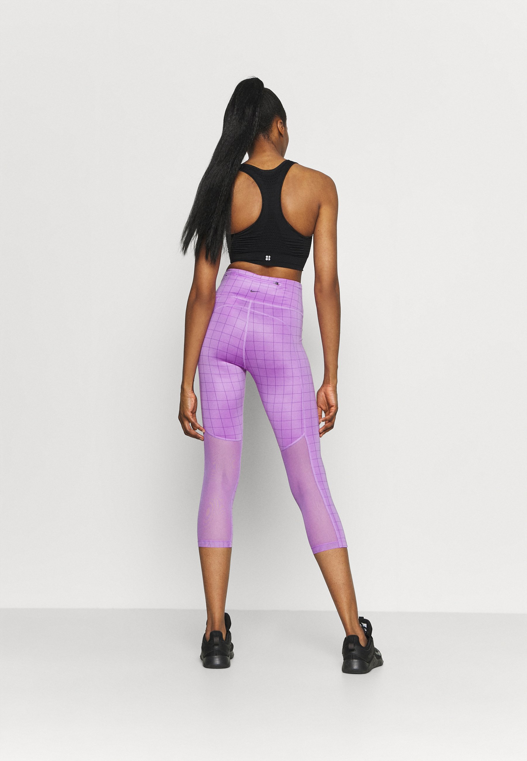 Nike Performance EPIC FAST CROP FEMME - Leggings - fuchsia glow/purple -  Zalando.co.uk