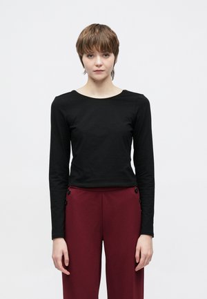 ONLKISS LIFE OPEN - Μπλούζα με μακριά μανίκια - black