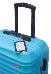 WITTCHEN MEDIUM SUITCASE WITH LUGGAGE TAG FROM ABS - Trolley - blue