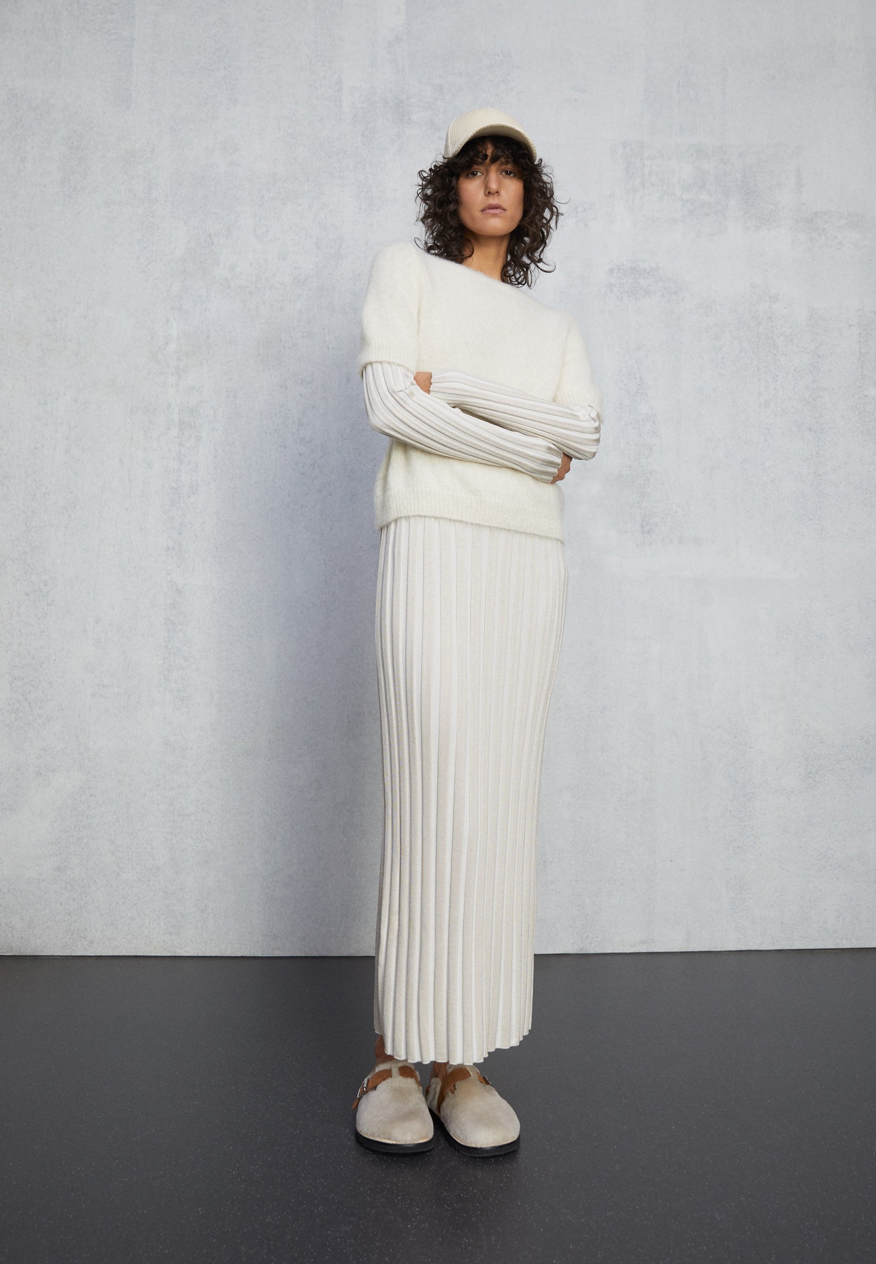 House of Dagmar TANIA - T-shirt basic - off white/crème - Zalando.nl