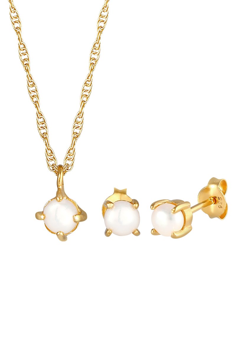 Damen Halsketten | Elli JEWELRY SET EARRING & NECKLACE Ohrringe gold/goldfarben - VT07896 Damen Halsketten | Elli JEWELRY SET EARRING & NECKLACE Ohrringe gold/goldfarben - VT07896