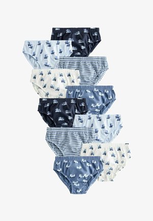 Next, BRIEFS 10 PACK STANDARD. - Slip - blue transport