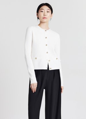 Calliope Cardigan - bianco lana
