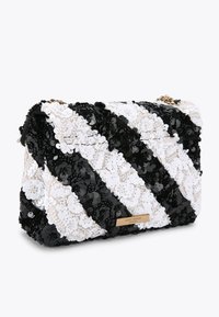 Kurt Geiger London SEQUINS MEDIUM KENSINGTON - Borsa a tracolla - blk white