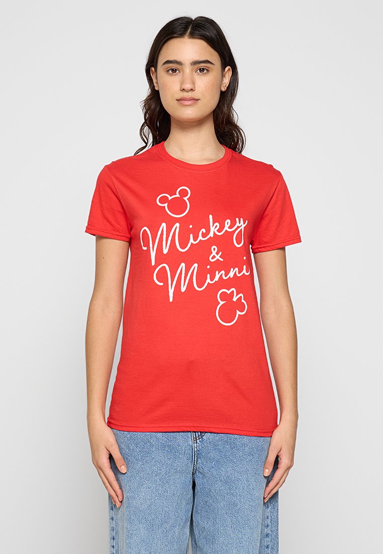 Disney T-shirt print rood