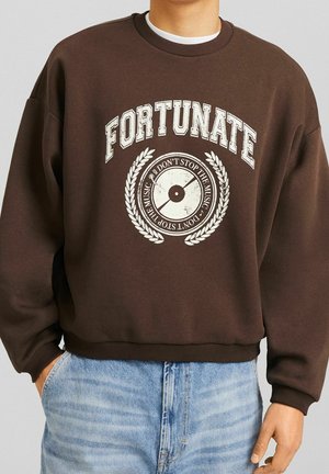Collegepaita - dark brown