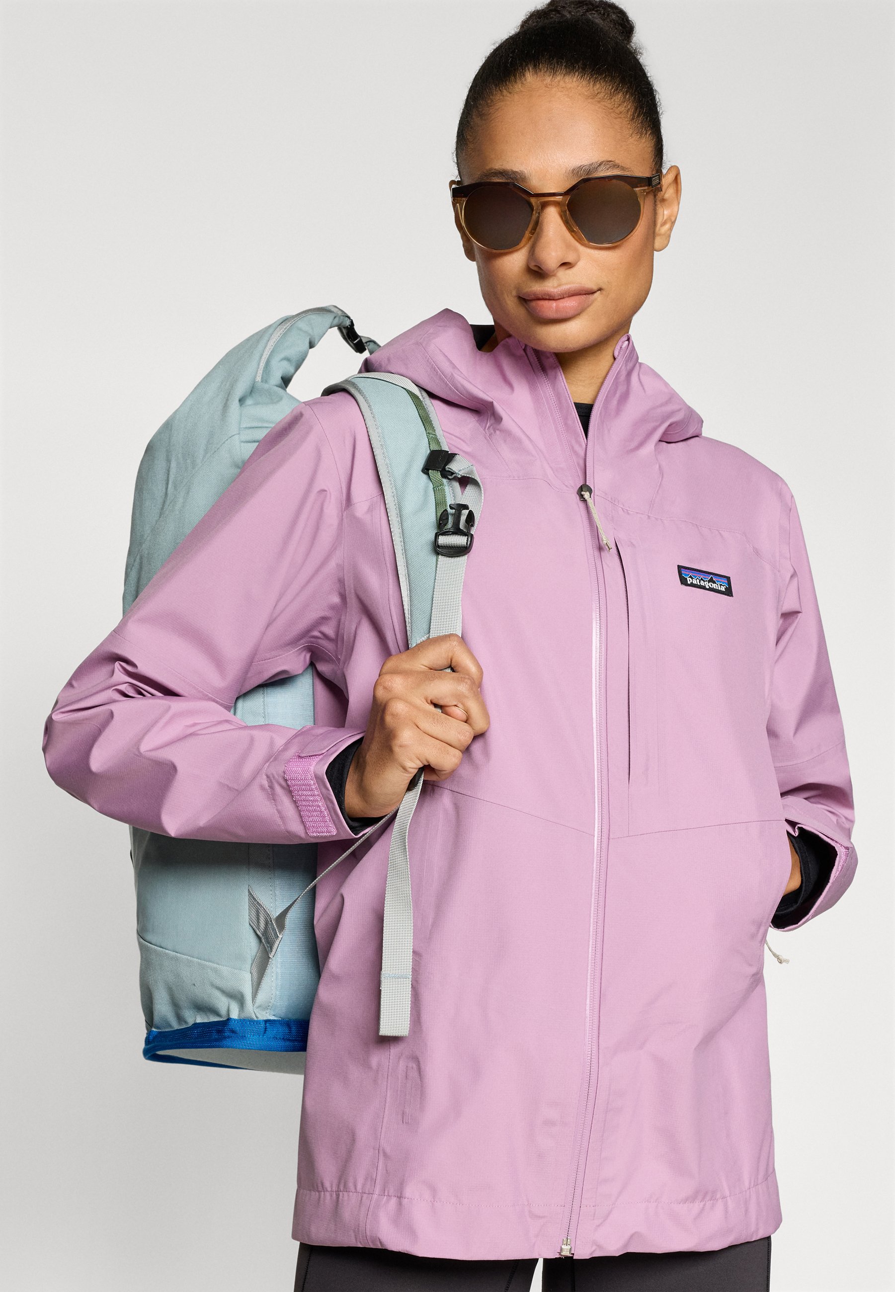 Patagonia BOULDER FORK RAIN - Hardshell jacket - light violet
