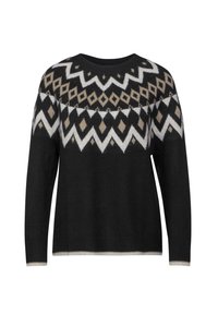 IM NORWEGER-STIL - Maglione - schwarz