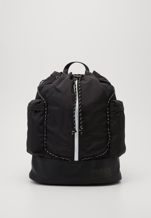 Urban Classics LIGHT WEIGHT HIKING BACKPACK - Ryggsekk - black/white