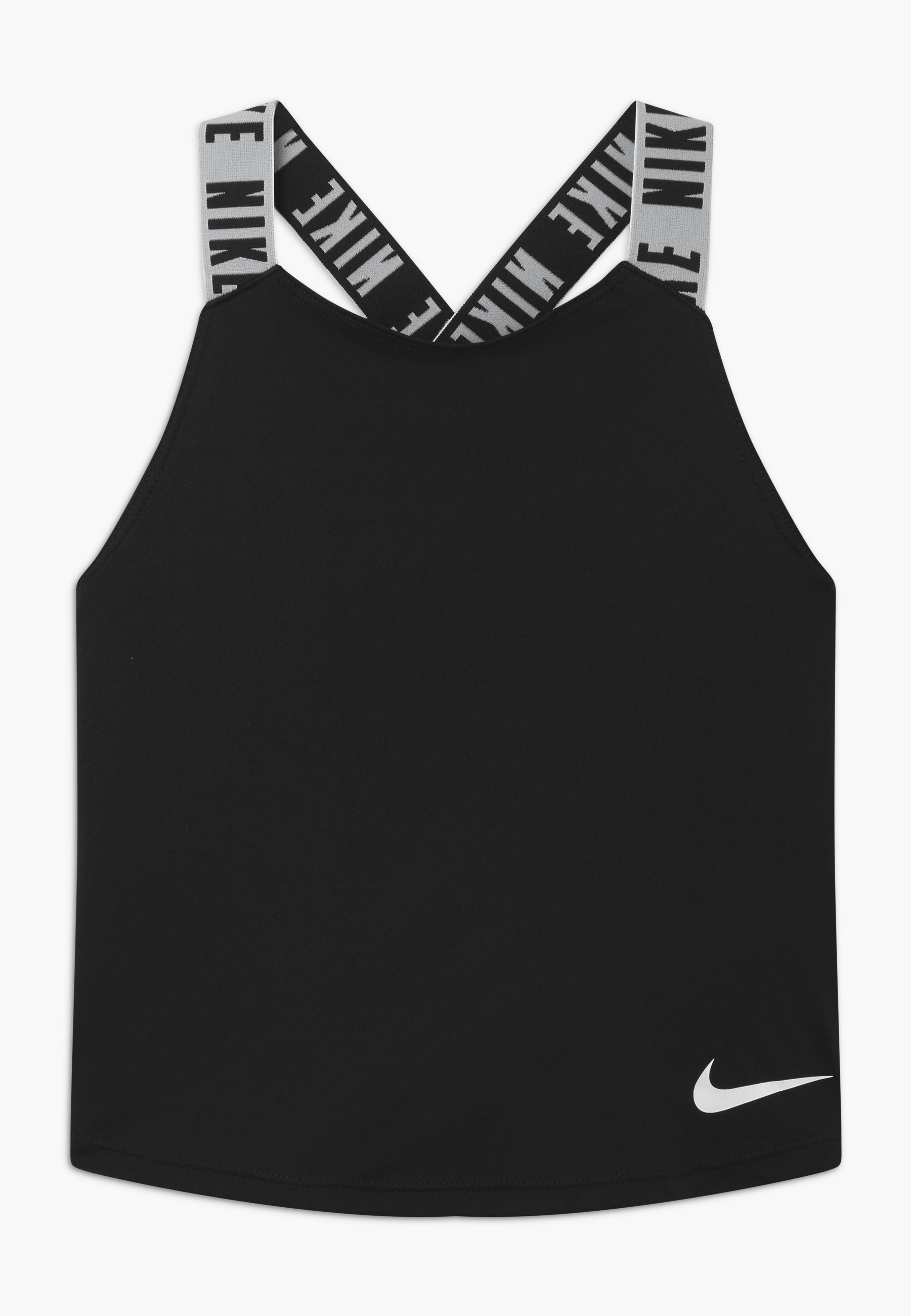 Nike Performance DRY TANK ELASTIKA - Sportshirt - black/white/Zwart -  Zalando.be
