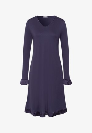 Hanro CLAIRE - Nachtjapon - blue stone