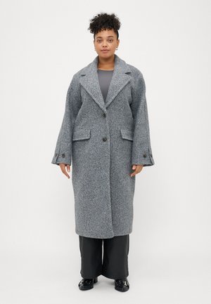 VMCANNYJOLIE LONG COAT - Κλασικό παλτό - medium grey melange
