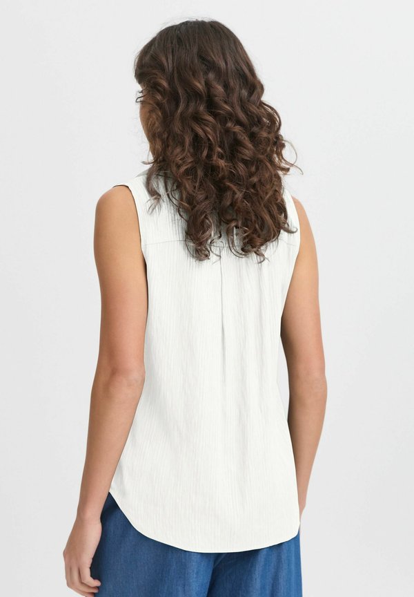 FRVINA - Button-down blouse - blanc de blanc4