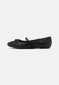 Ballerinaskor med remmar - black