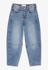 Abercrombie & Fitch HIGH RISE BALLOON - Tapered-Farkut - cabin blues